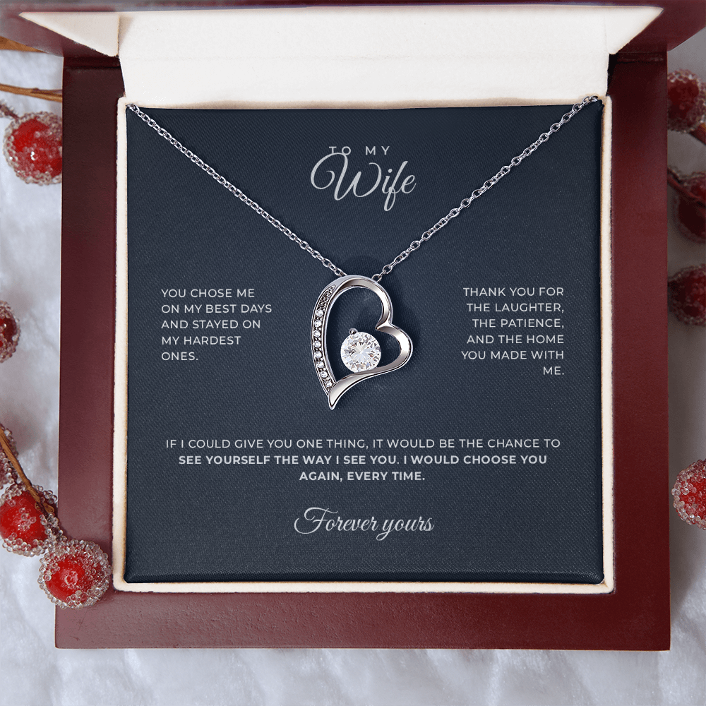 To My Wife · Keepsake Necklace