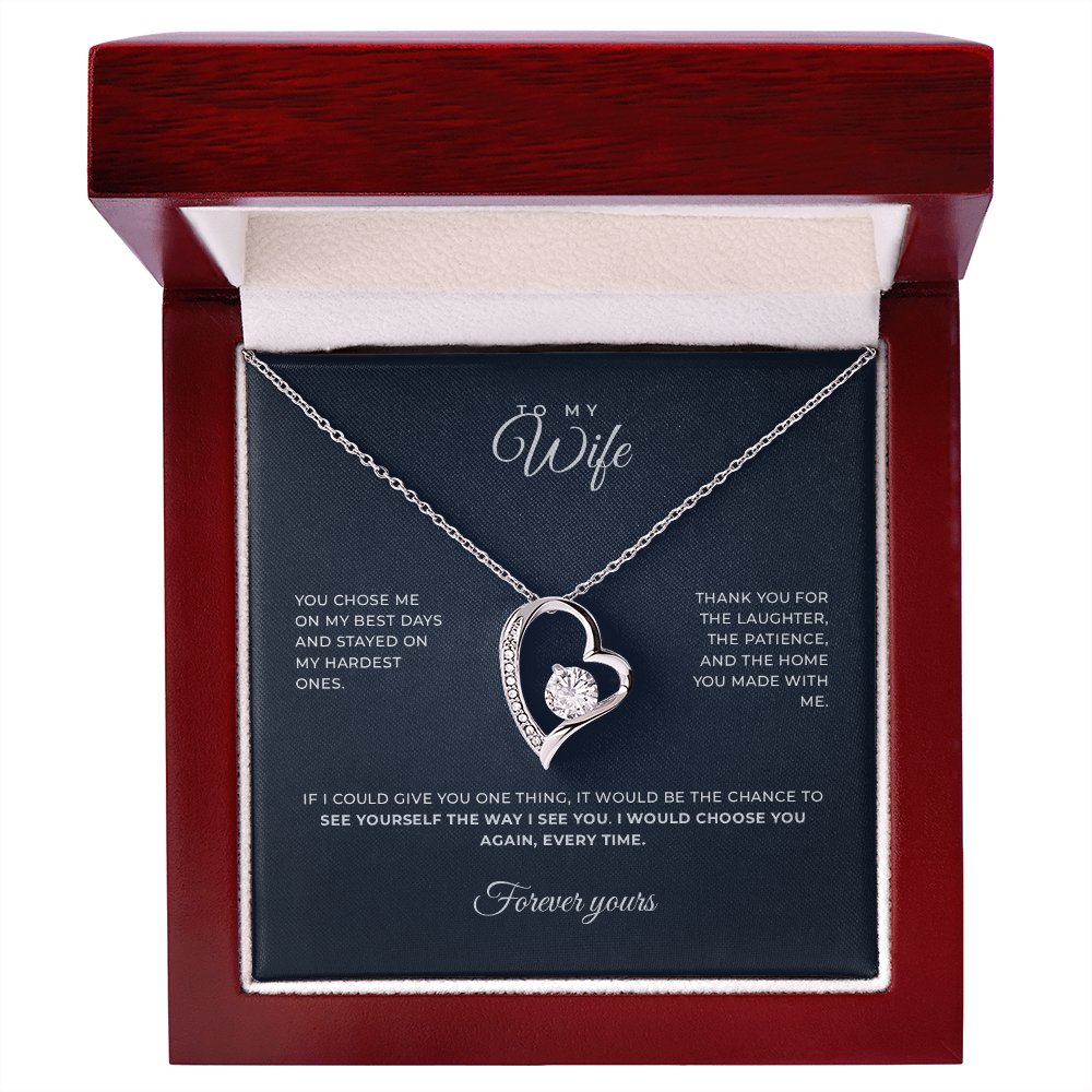 To My Wife · Keepsake Necklace