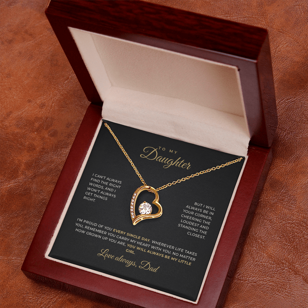 To My Daughter — Love, Dad · Keepsake Necklace
