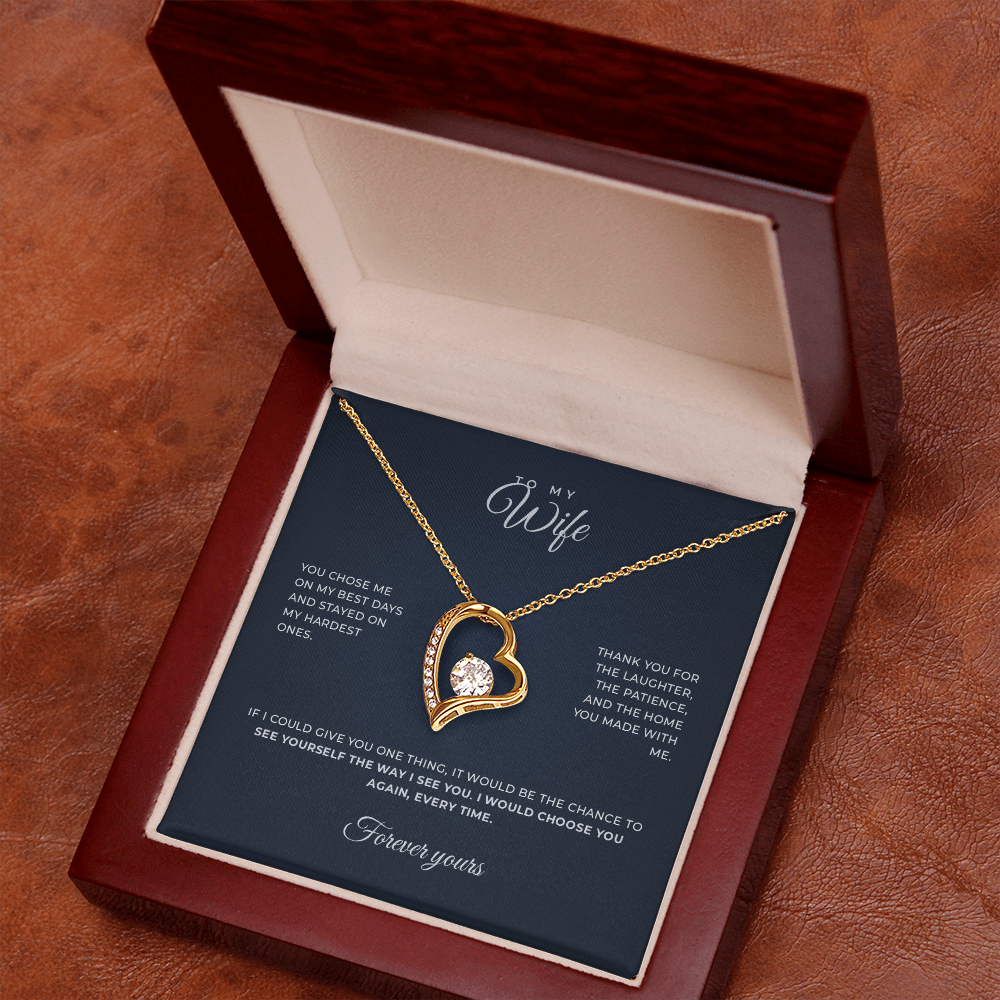 To My Wife · Keepsake Necklace