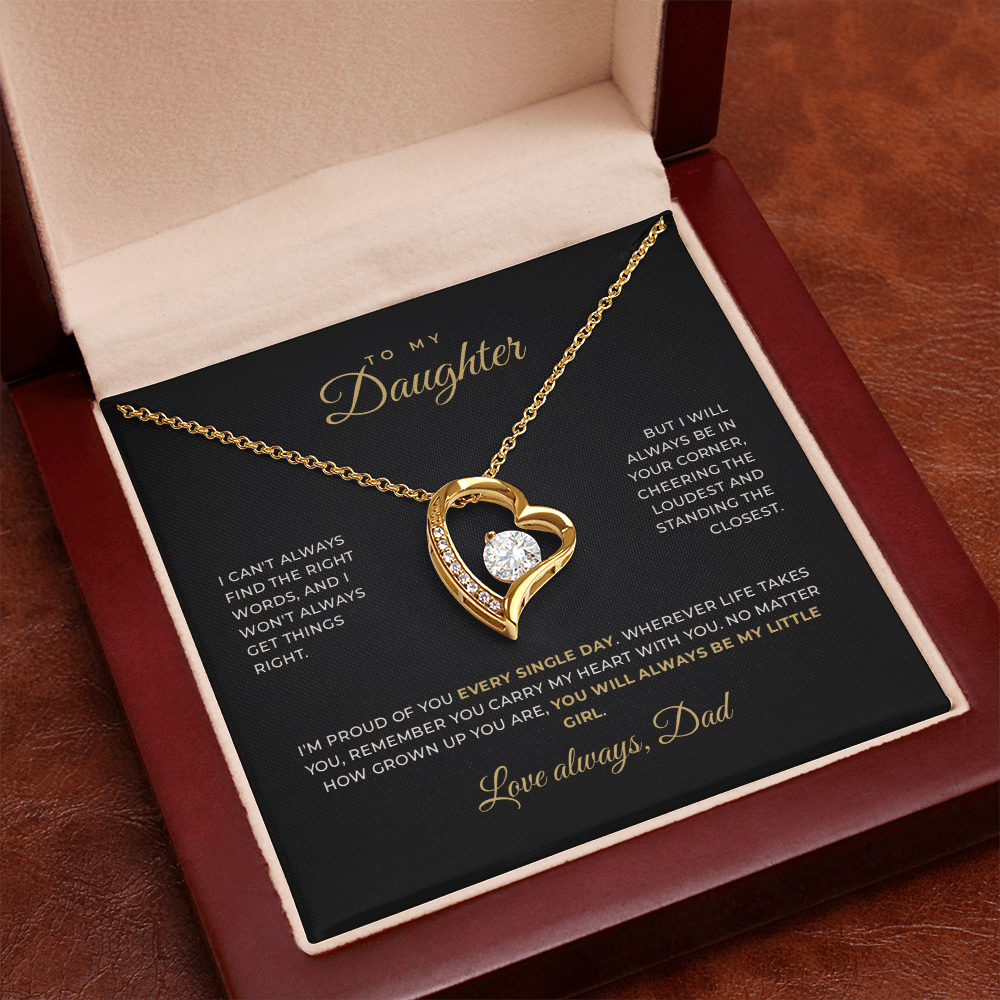 To My Daughter — Love, Dad · Keepsake Necklace