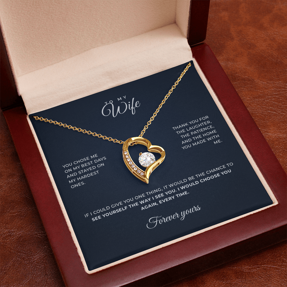 To My Wife · Keepsake Necklace