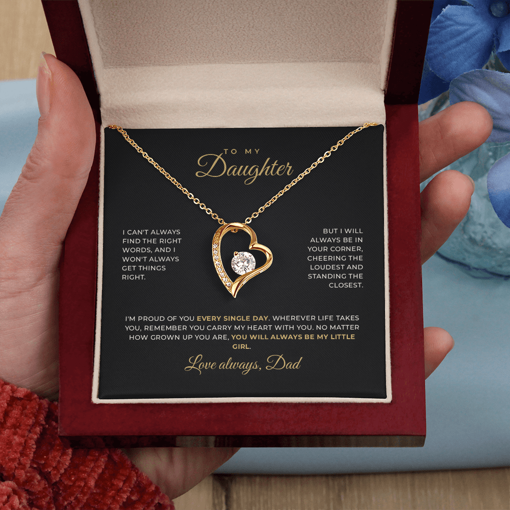 To My Daughter — Love, Dad · Keepsake Necklace