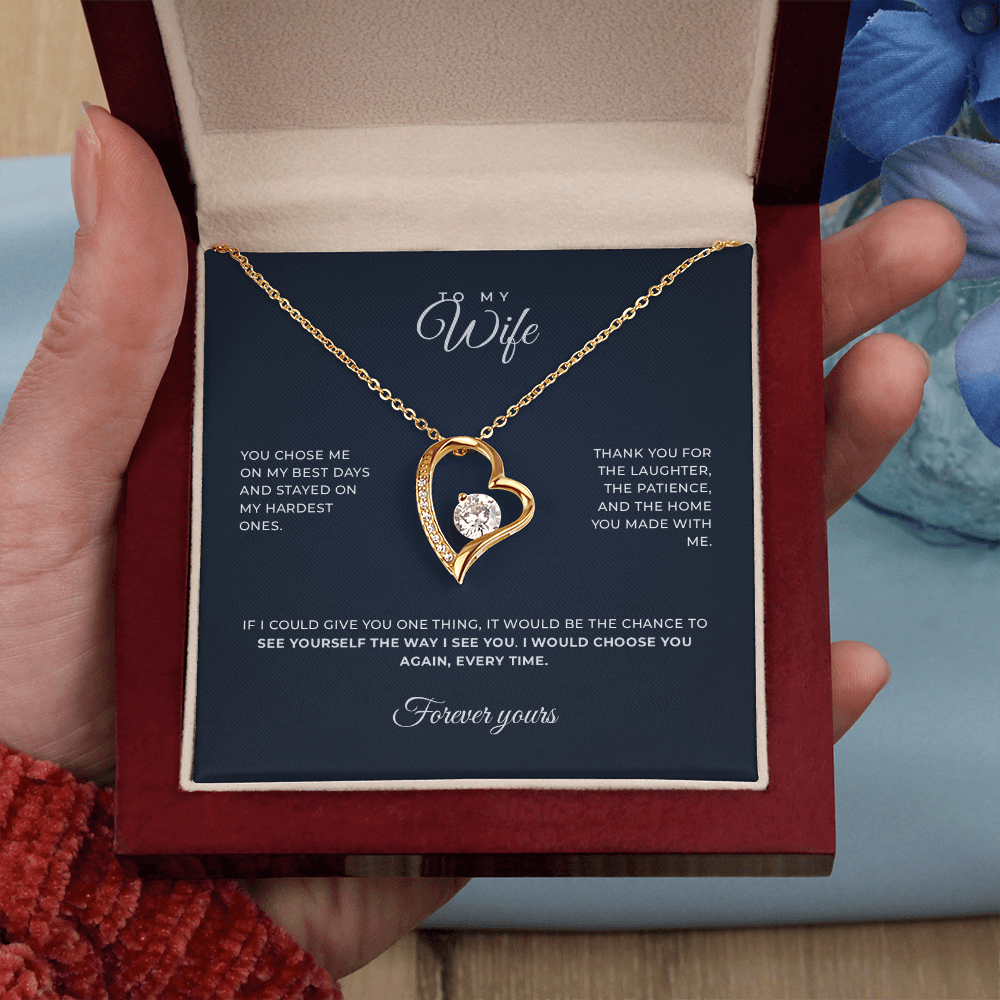 To My Wife · Keepsake Necklace