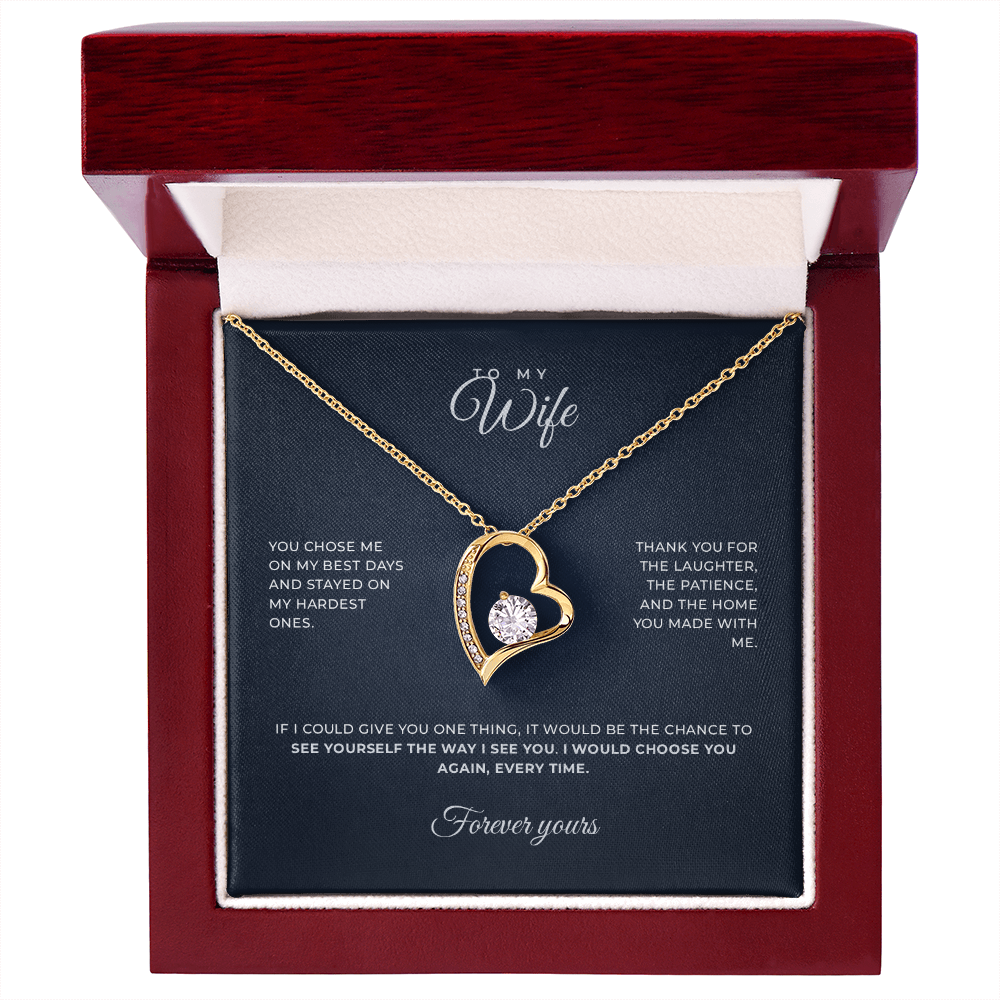 To My Wife · Keepsake Necklace