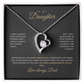 To My Daughter — Love, Dad · Keepsake Necklace