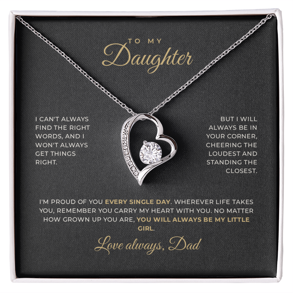 To My Daughter — Love, Dad · Keepsake Necklace
