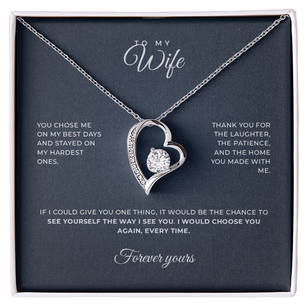 To My Wife · Keepsake Necklace