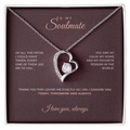 To My Soulmate · Keepsake Necklace