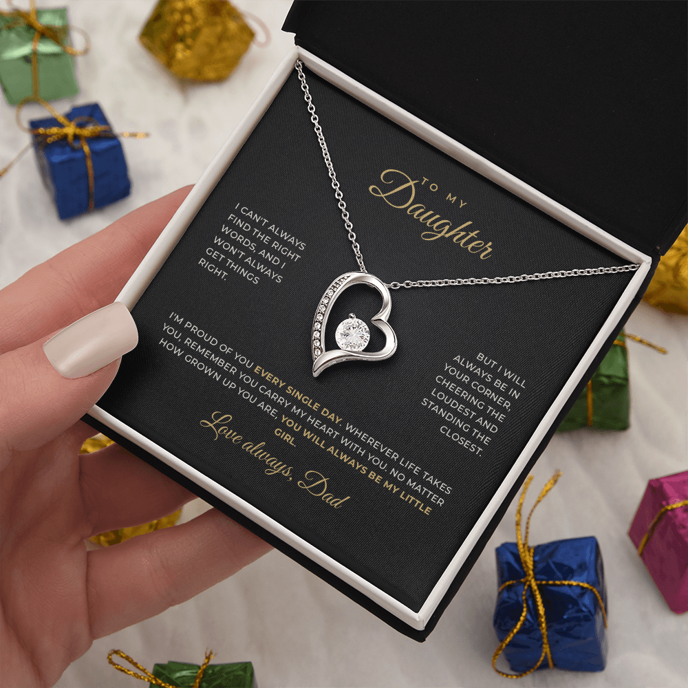 To My Daughter — Love, Dad · Keepsake Necklace