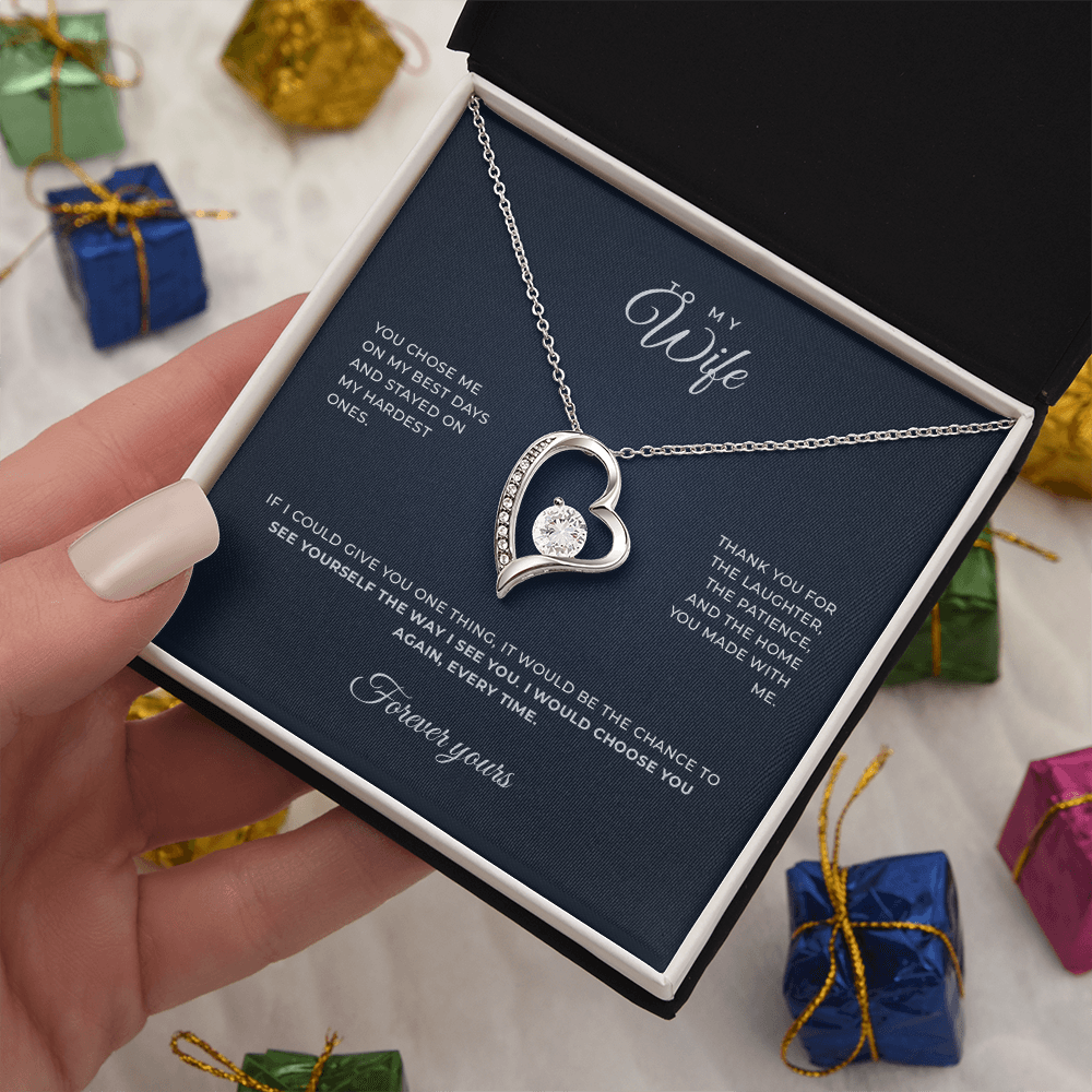 To My Wife · Keepsake Necklace