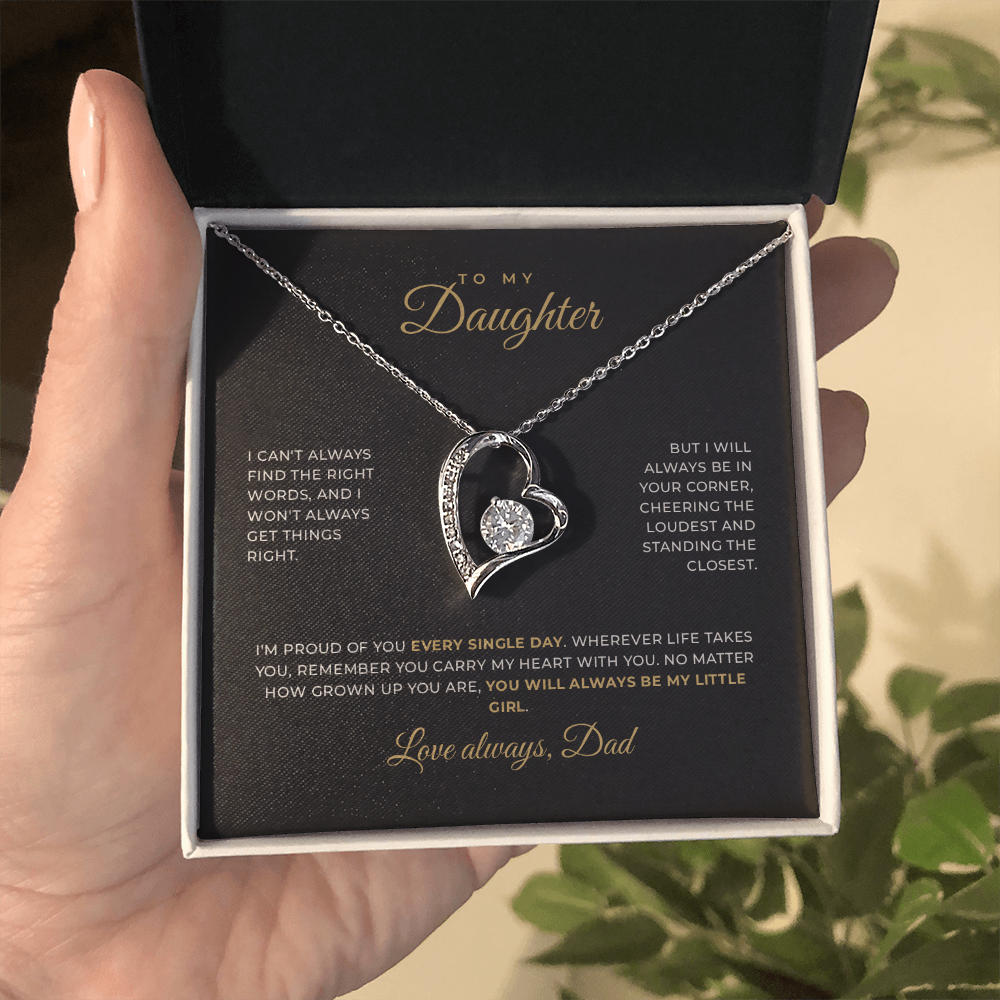 To My Daughter — Love, Dad · Keepsake Necklace