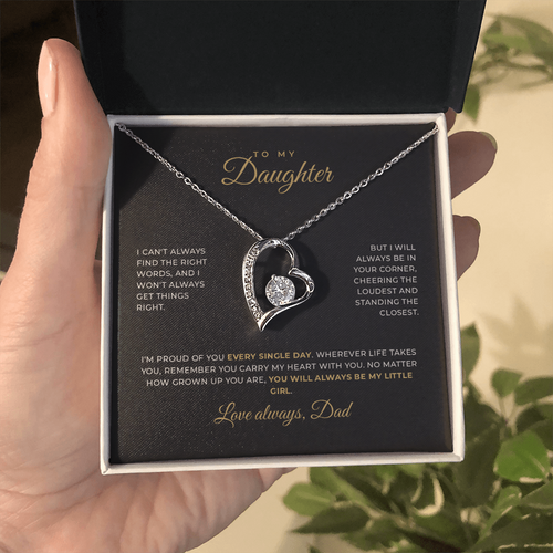 To My Daughter — Love, Dad · Keepsake Necklace