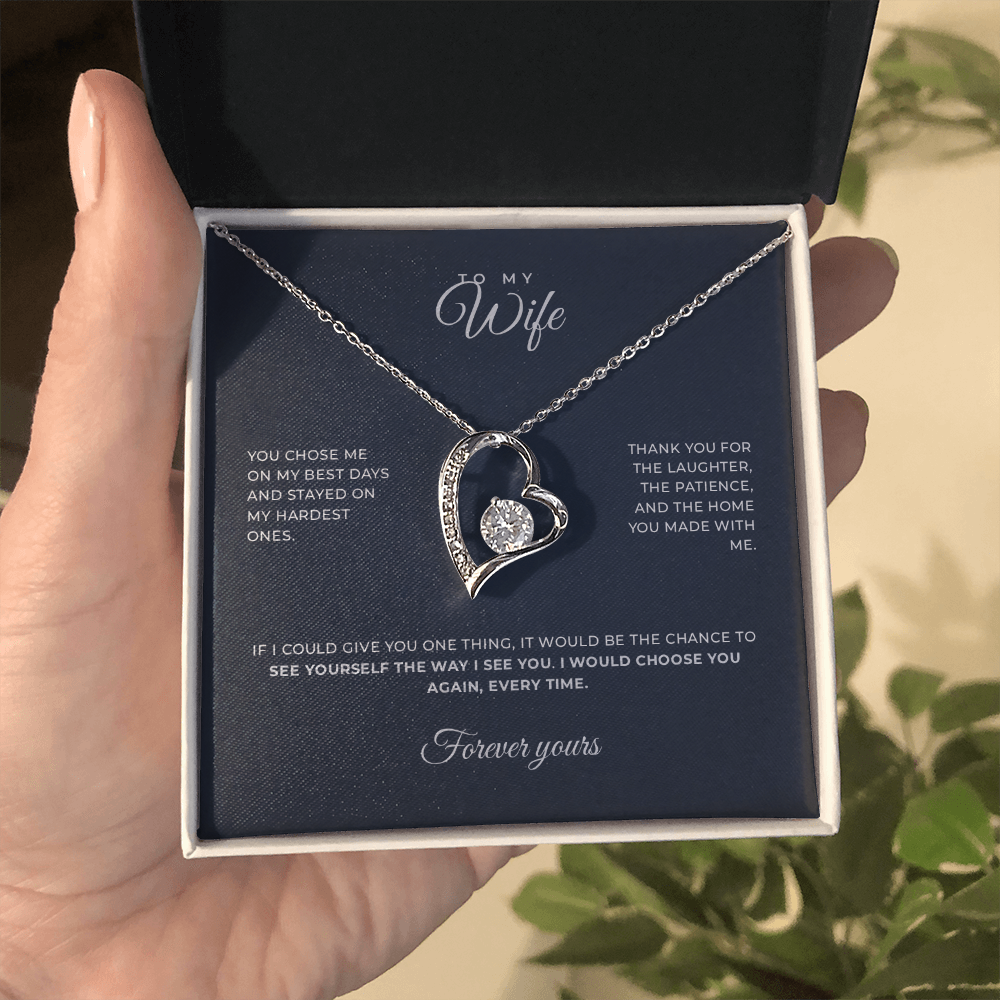 To My Wife · Keepsake Necklace