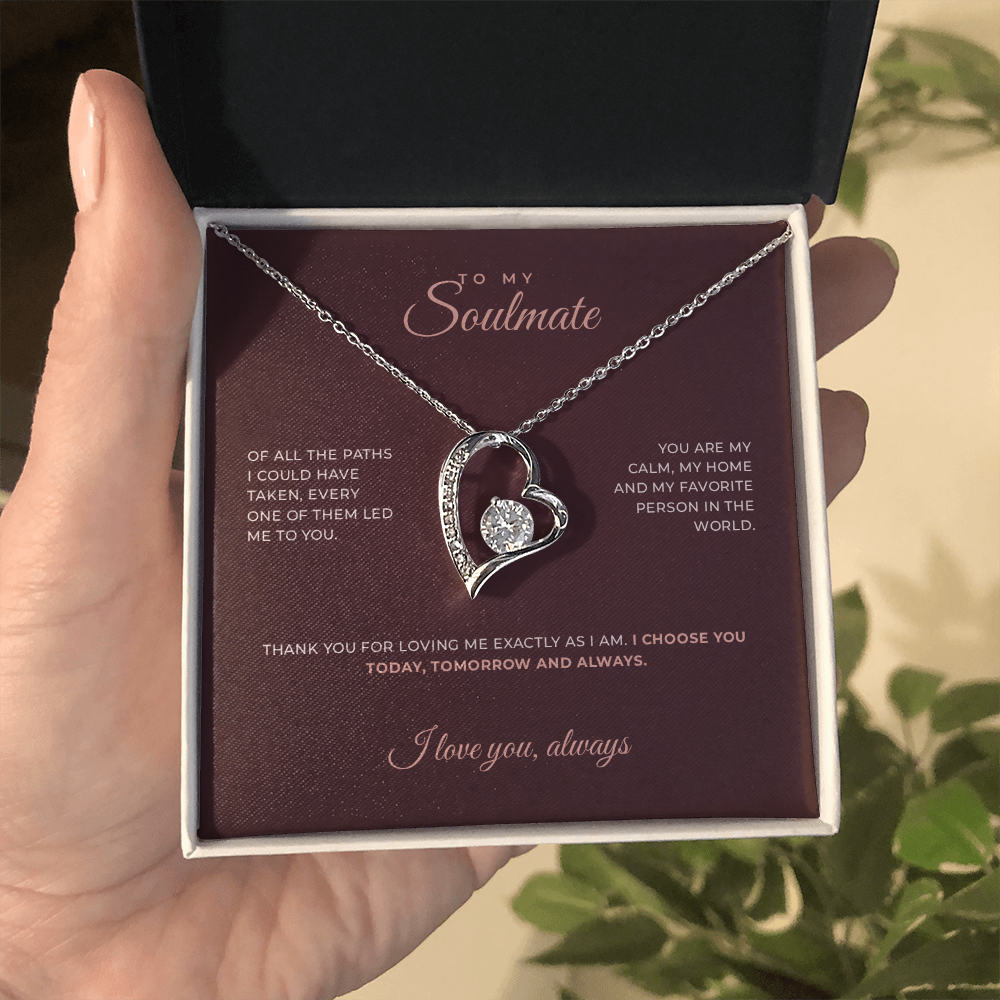 To My Soulmate · Keepsake Necklace