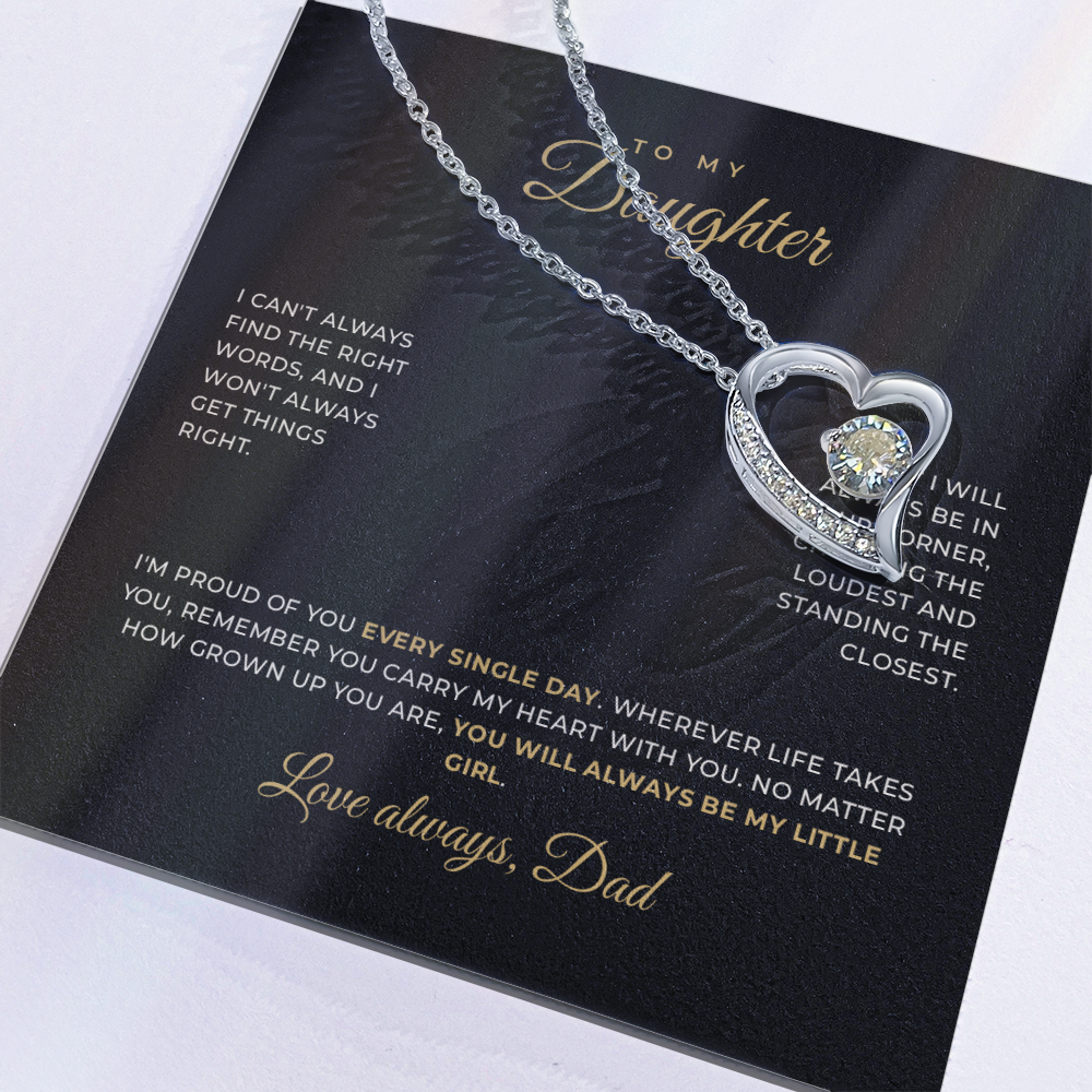 To My Daughter — Love, Dad · Keepsake Necklace