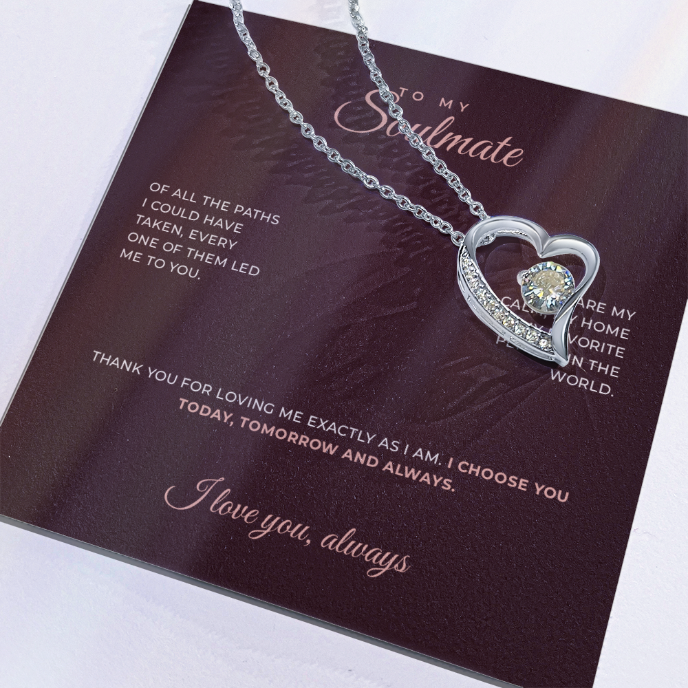 To My Soulmate · Keepsake Necklace