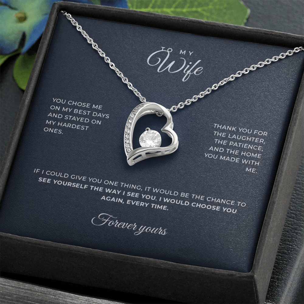 To My Wife · Keepsake Necklace