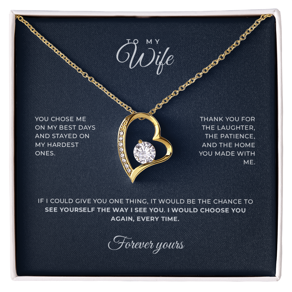 To My Wife · Keepsake Necklace