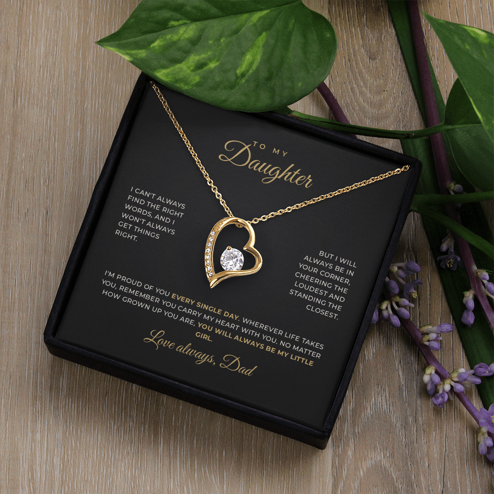 To My Daughter — Love, Dad · Keepsake Necklace