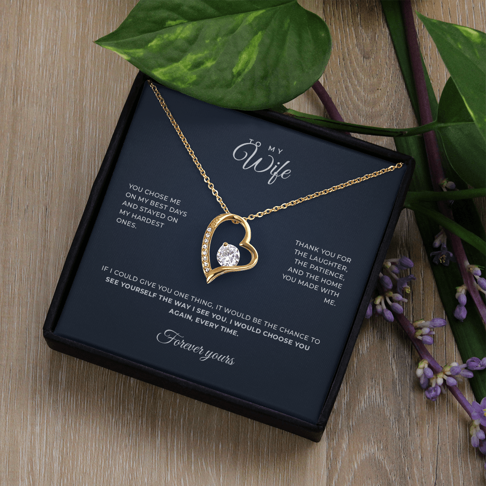 To My Wife · Keepsake Necklace