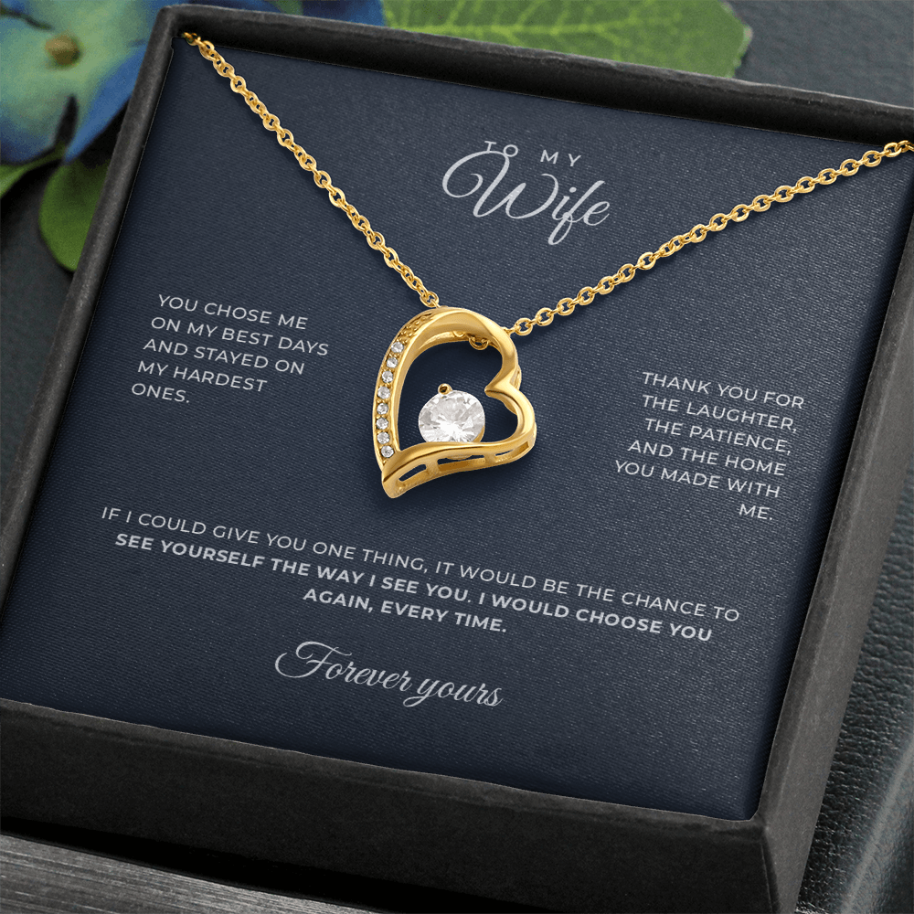 To My Wife · Keepsake Necklace
